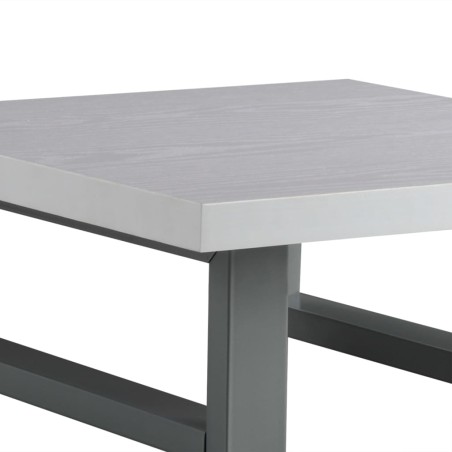 Meuble de salle de bain en deux pièces Céramique Blanc