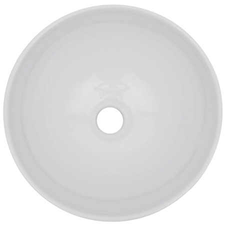 Meuble de salle de bain en deux pièces Céramique Blanc