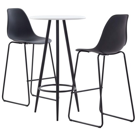 Ensemble de bar 3 pcs Plastique Noir