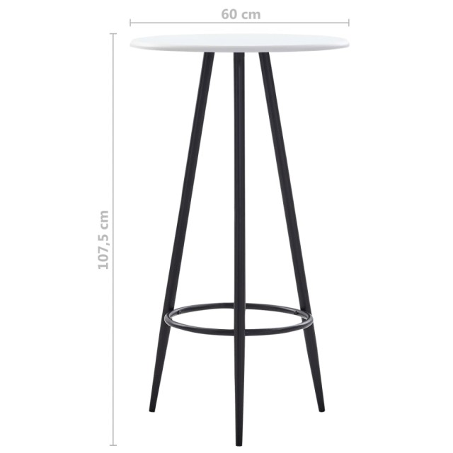 Ensemble de bar 3 pcs Plastique Noir