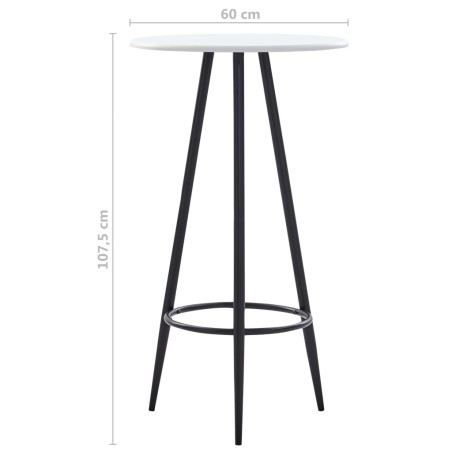 Ensemble de bar 3 pcs Plastique Noir