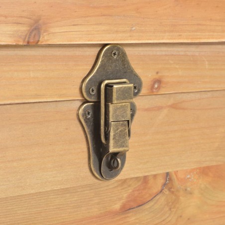 Coffre de rangement avec coussin 80x40x40 cm MDF