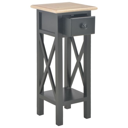 Table d'appoint Noir 27 x 27 x 65,5 cm Bois 2