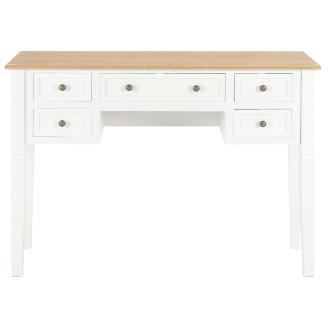 Bureau Blanc 109,5 x 45 x 77,5 cm Bois