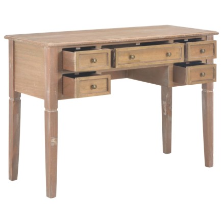 Bureau Marron 109,5 x 45 x 77,5 cm Bois 2