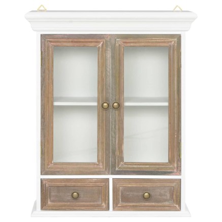 Armoire murale Blanc 49x22x59 cm Bois d'ingénierie 2