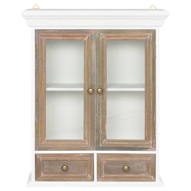 Armoire murale Blanc 49x22x59 cm Bois d'ingénierie