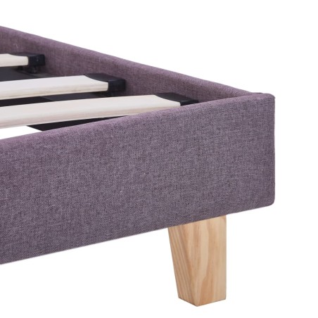Cadre de lit sans matelas taupe tissu 180x200 cm