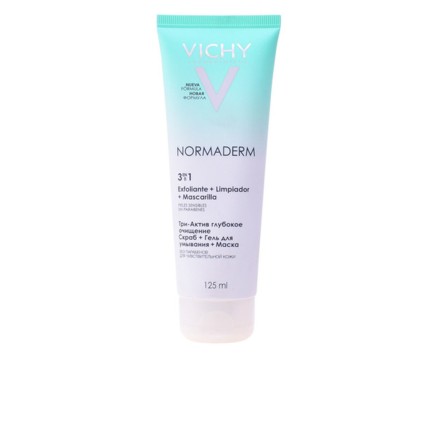Gezichtsscrub 3-in-1 NORMADERM Vichy (125 ml)