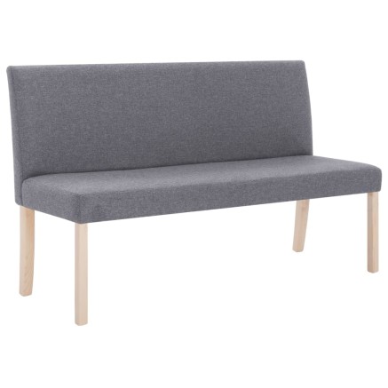 Banc 139,5 cm Gris clair Polyester 2