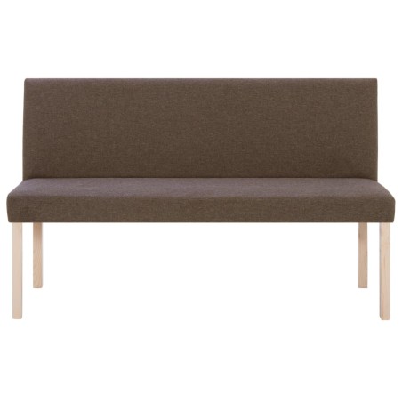 Banc 139,5 cm Marron Polyester