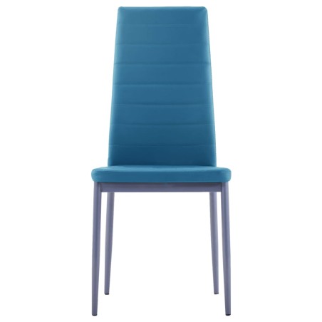 Ensemble de salle à manger 5 pcs Bleu