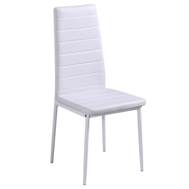 Ensemble de table à manger 7 pcs noir et blanc