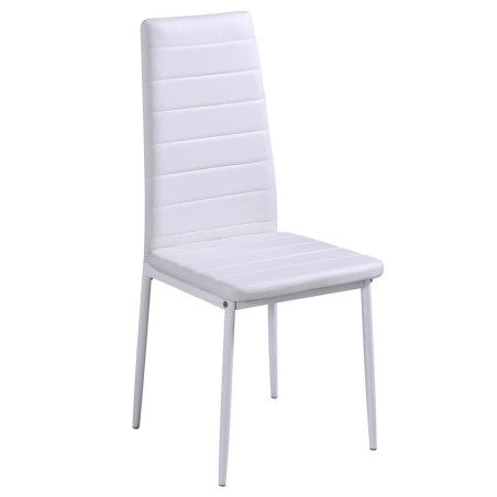 Ensemble de table à manger 7 pcs noir et blanc