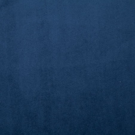 Fauteuil avec pieds chromés Bleu Velours