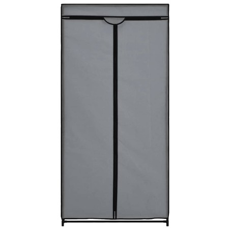 2 pcs Garde-robes Gris 75x50x160 cm