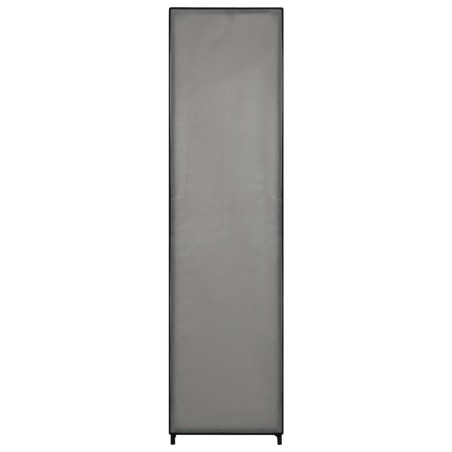 Garde-robe avec 4 compartiments Gris 175x45x170 cm