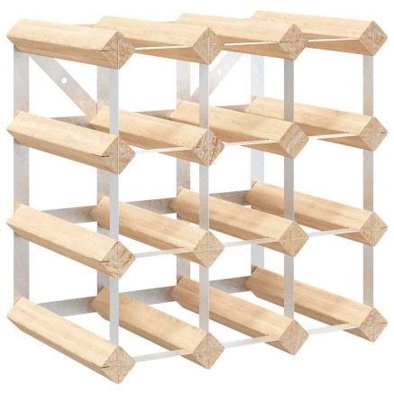 Casier à bouteilles 12 bouteilles Pinède solide 2