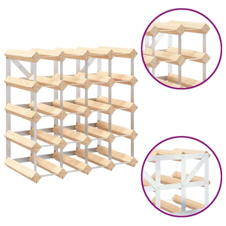 Casier à bouteilles pour 20 bouteilles Pinède solide