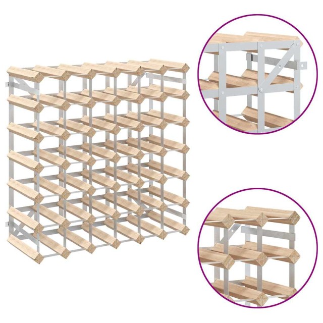 Casier à bouteilles 42 bouteilles Pinède solide