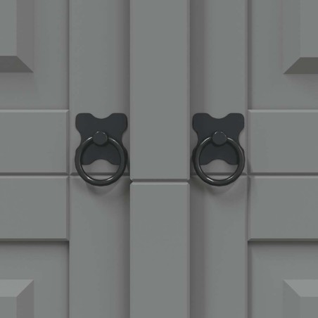 Garde-robe avec 2 portes Gamme Corona pin mexicain Gris