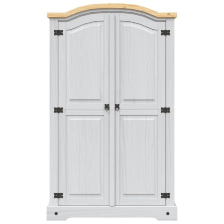 Garde-robe avec 2 portes Gamme Corona pin mexicain Blanc