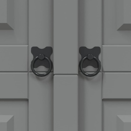 Garde-robe avec 3 portes Gamme Corona pin mexicain Gris