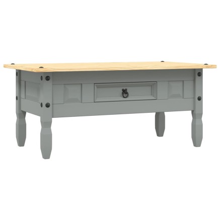 Table basse Pin mexicain Gamme Corona Gris 100x55x44 cm 2