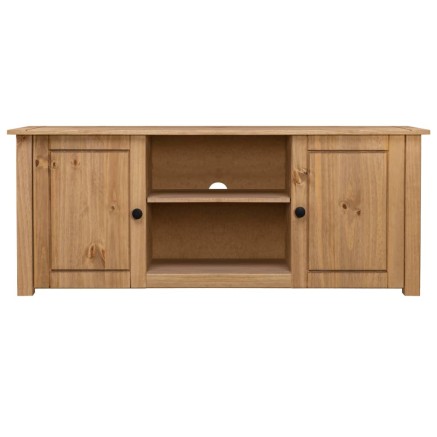 Meuble TV 120x40x50 cm Bois de pin massif Gamme Panama 2