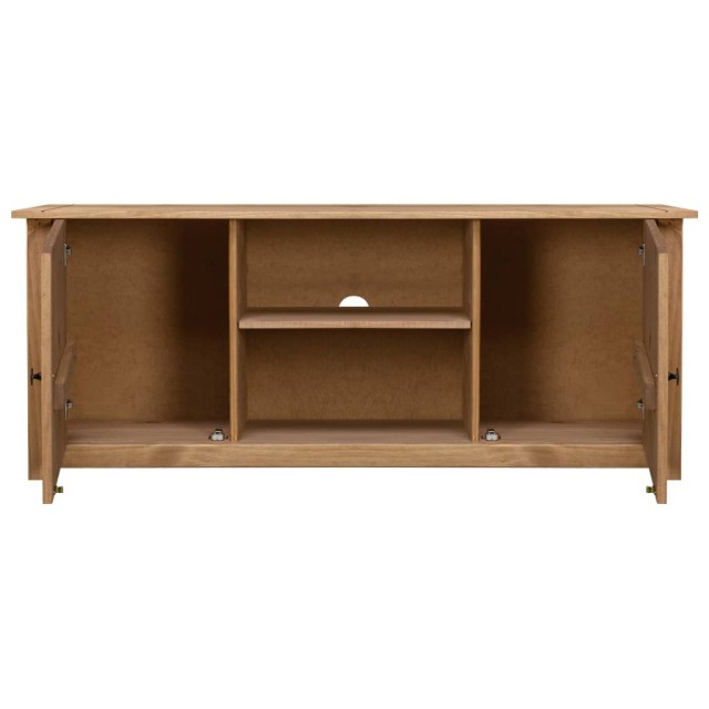 Meuble TV 120x40x50 cm Bois de pin massif Gamme Panama
