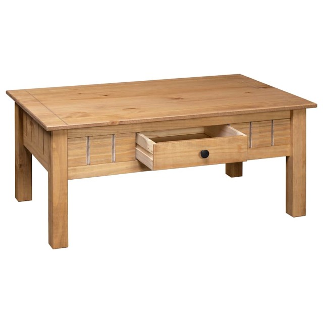 Table basse 100x60x43,5 cm Pin massif Assortiment Panama