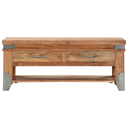 Table basse 110x52x45 cm Bois d'acacia solide 2
