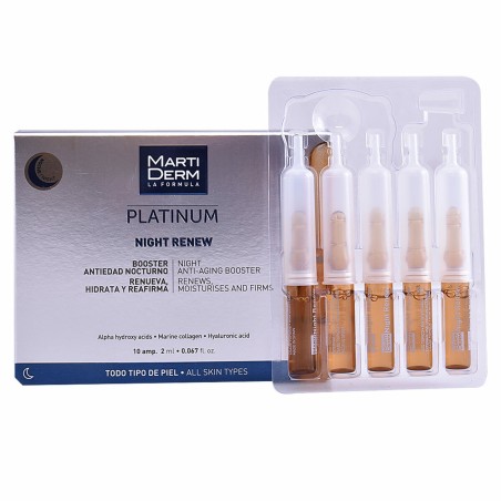 Fiale Martiderm Platinum Night Renew