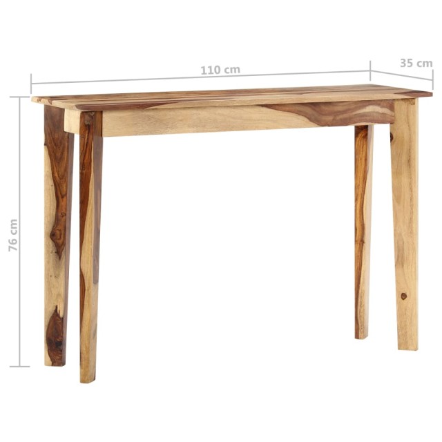 Table console 110x35x76 cm Bois de Sesham solide