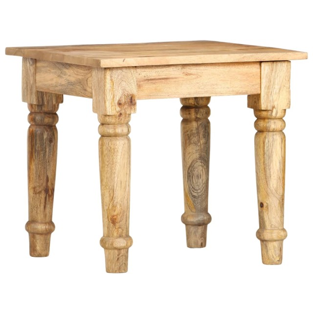 Table d'appoint 43 x 43 x 40 cm Bois de manguier massif