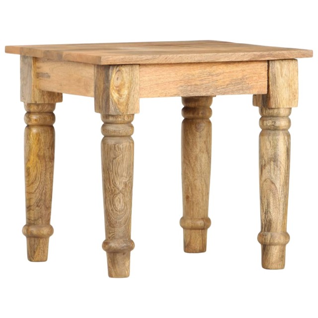Table d'appoint 43 x 43 x 40 cm Bois de manguier massif