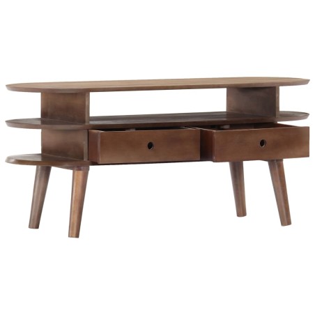 Meuble TV 110x35x50 cm Bois d'acacia solide