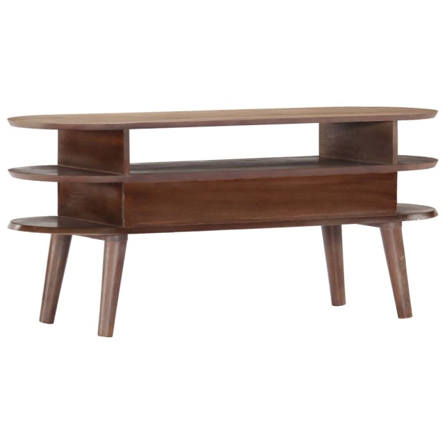 Meuble TV 110x35x50 cm Bois d'acacia solide