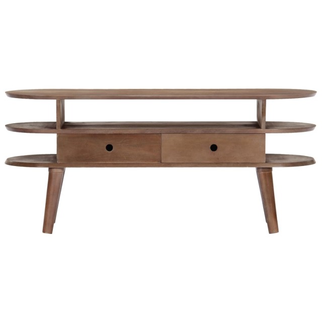 Meuble TV 110x35x50 cm Bois d'acacia solide