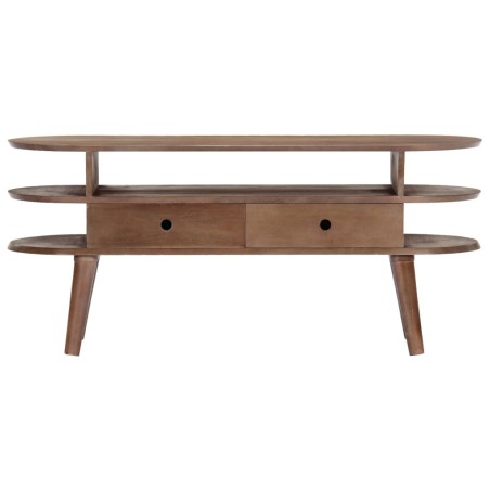 Meuble TV 110x35x50 cm Bois d'acacia solide