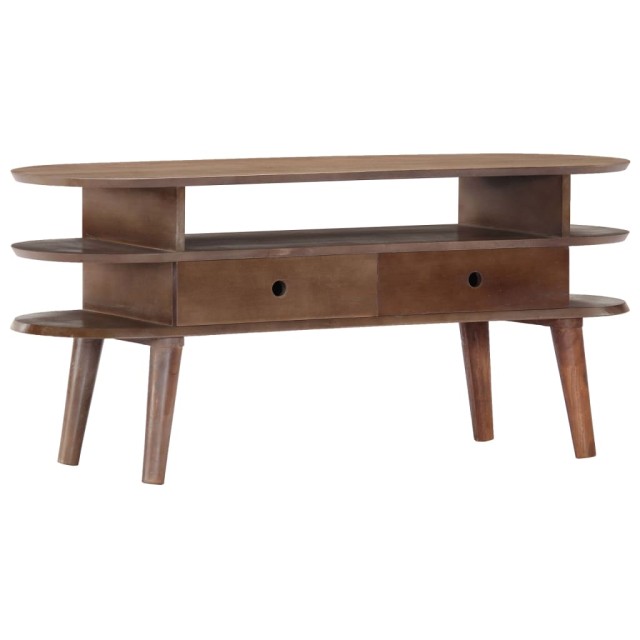 Meuble TV 110x35x50 cm Bois d'acacia solide
