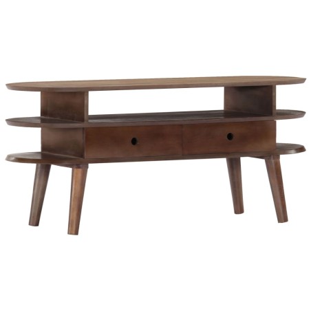 Meuble TV 110x35x50 cm Bois d'acacia solide