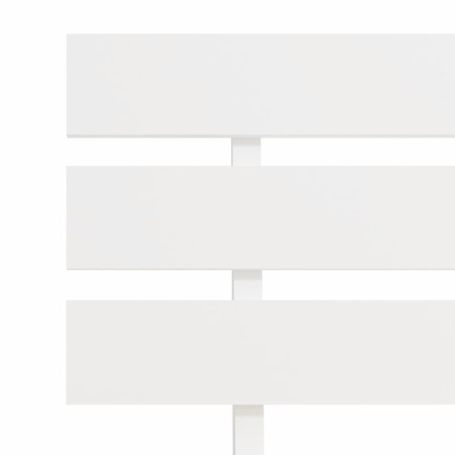 Cadre de lit sans matelas blanc 140x200 cm bois de pin massif