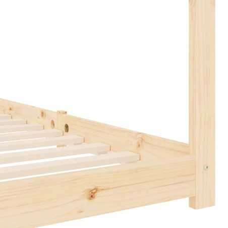 Cadre de lit d'enfant Bois de pin massif 70x140 cm