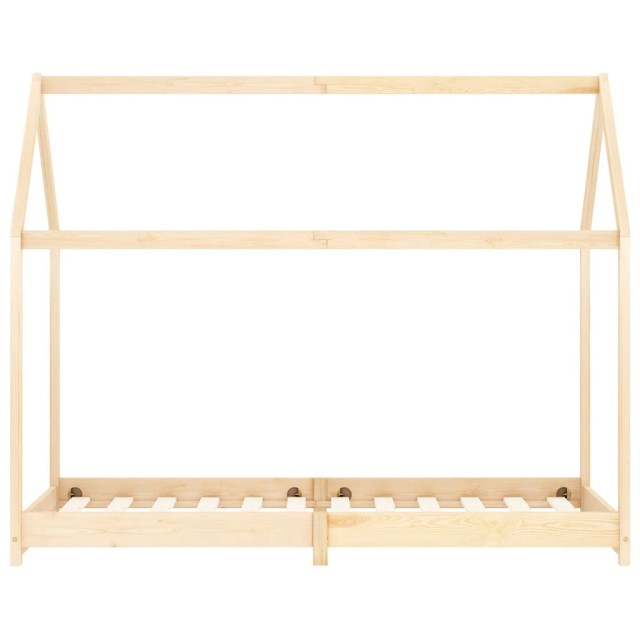 Cadre de lit d'enfant Bois de pin massif 90 x 200 cm