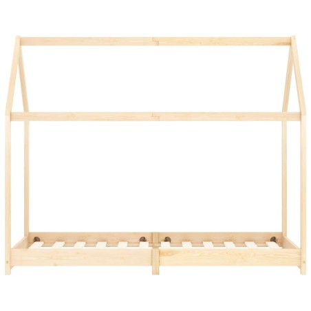 Cadre de lit d'enfant Bois de pin massif 90 x 200 cm