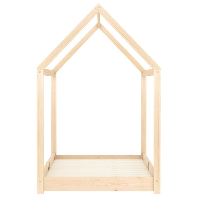 Cadre de lit d'enfant Bois de pin massif 90 x 200 cm