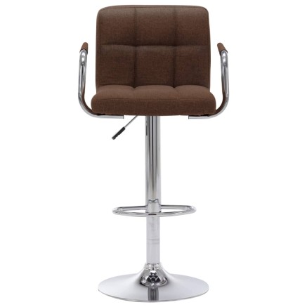 Chaise de bar Marron Tissu 2