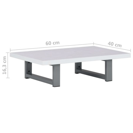 Meuble de salle de bain Blanc 60x40x16,3 cm