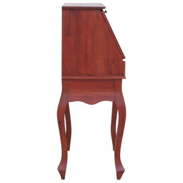 Bureau secrétaire Marron 78x42x103 cm Bois d'acajou massif